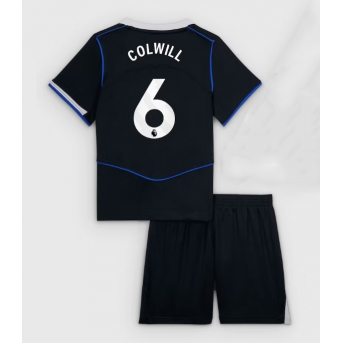 Billige Fotballdrakt Chelsea Levi Colwill #6 Replika Tredjedraktsett Barn 2025-26 Kortermet (med bukser)